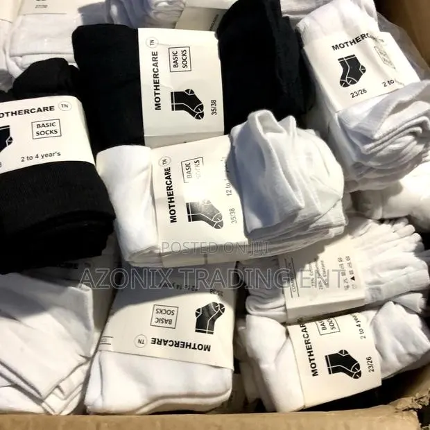5pcs Kids/Adults Full Cotton Socks · Photo 2