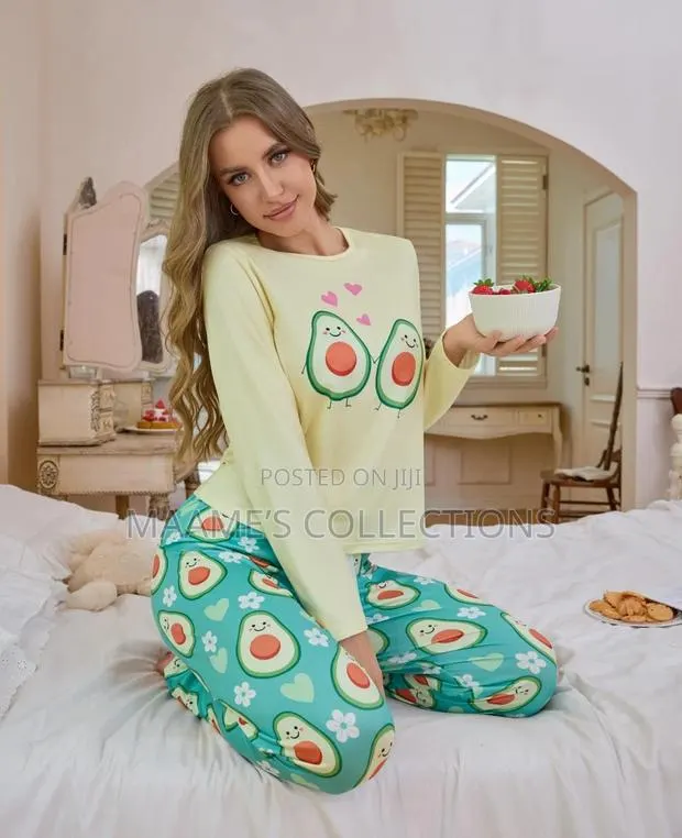 Pattern Long Sleeve Pyjamas Set · Photo 1