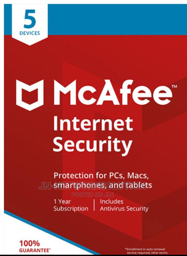 McAfee Internet Security 5 Devices 1 Year Windows/Mac/ · Photo 1
