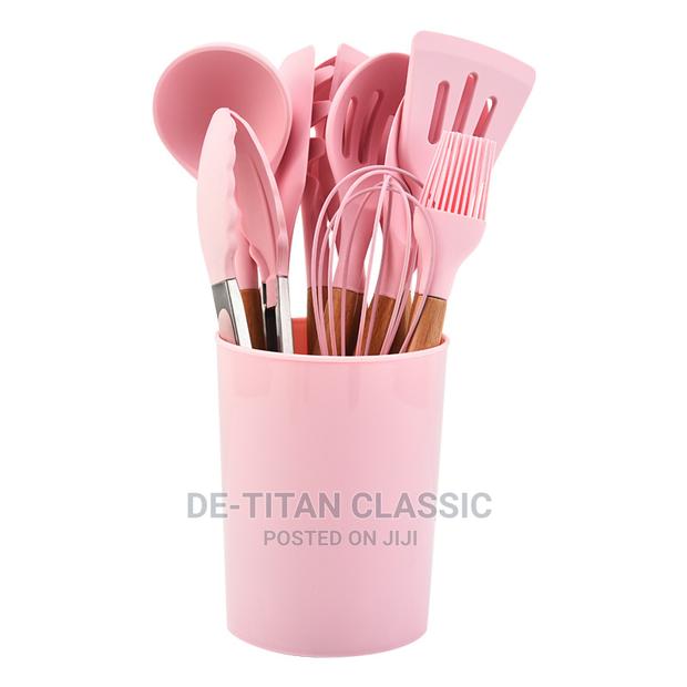 12pcs Silicone Kitchen Spoons · Photo 3