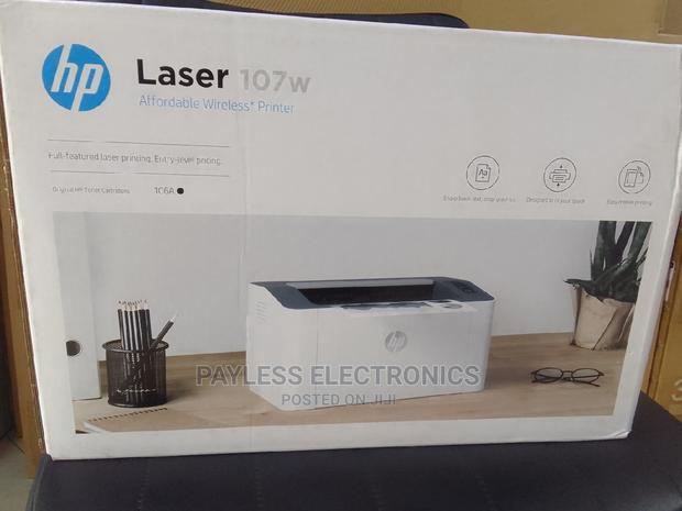 HP Laser 107w Mono Wireless Printer · Photo 1