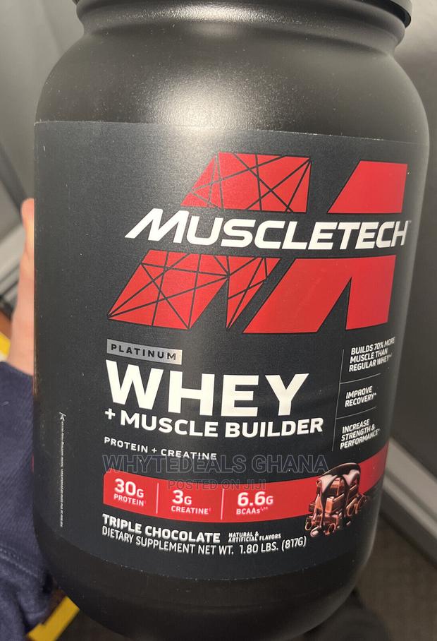 Muscletech 100% Whey Protein Muscle Builder + Creatine · Photo 2
