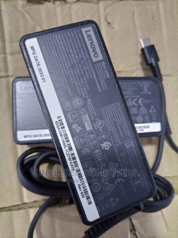 Lenovo Type C Charger 20v 3.25A, 15v 3A, 9v 2A, 5v 2A 65w · Photo 1