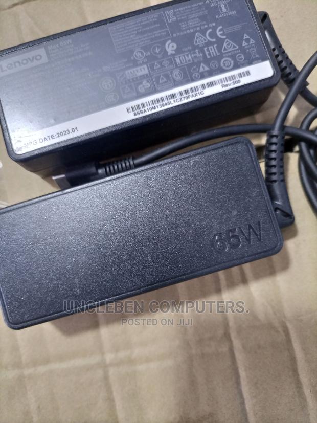 Lenovo Type C Charger 20v 3.25A, 15v 3A, 9v 2A, 5v 2A 65w · Photo 2