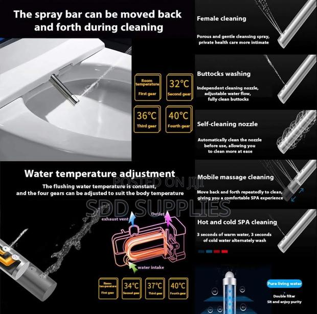 Luxury Remote Control Intelligent Smart Electric WC Toilet · Photo 3
