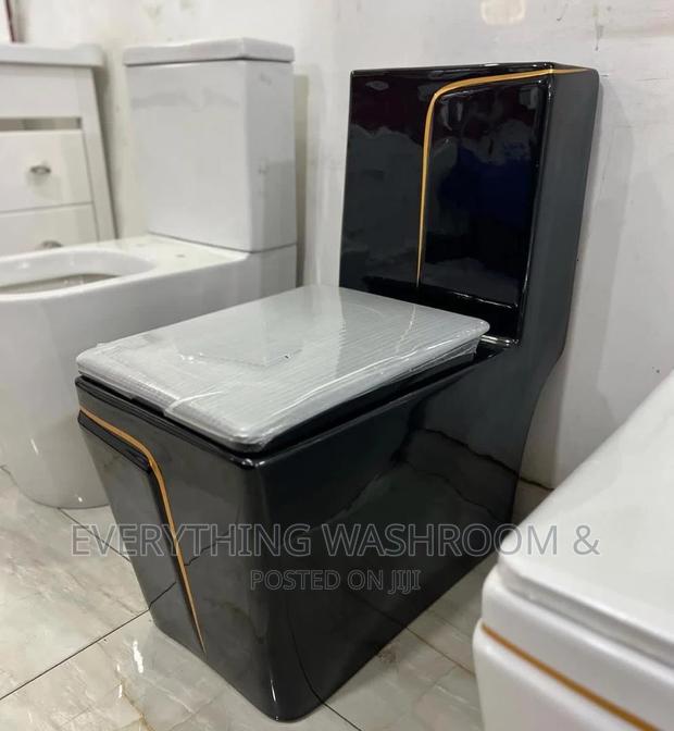 Gold and Black Wc-British Designed Wc-Master Bedroom Wc-WCS · Photo 1