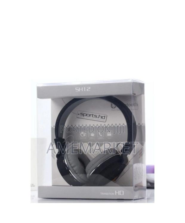 Sh 12 Wireless Headset Bluetooth 3.5mm Jack Gaming Studio With Mic · Photo 1