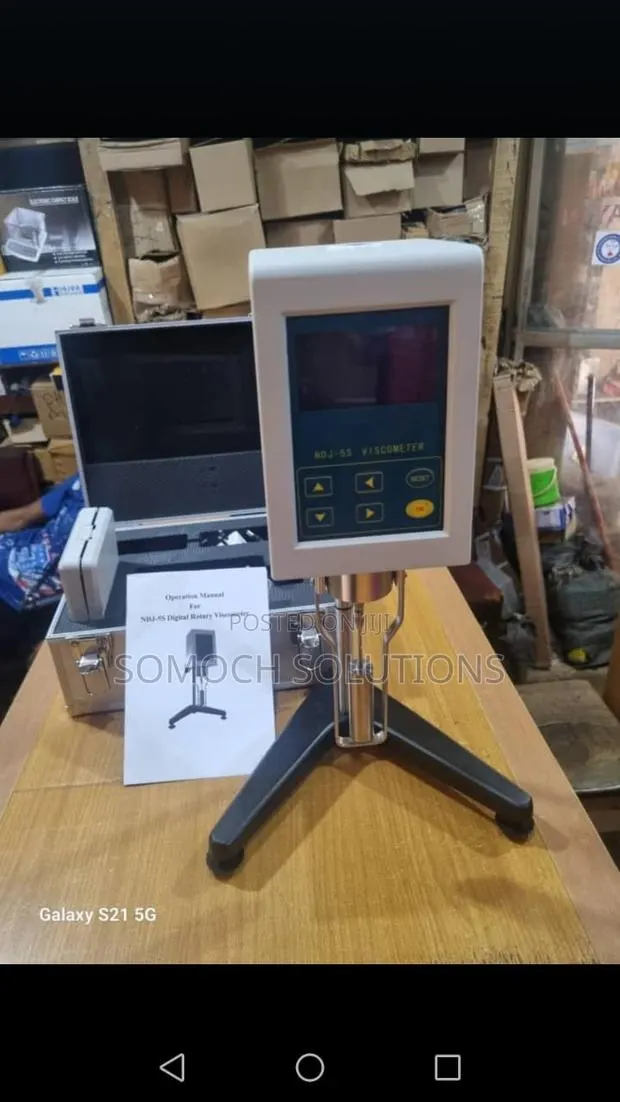 NDJ-5s Digital Rotary Viscometer Precision Viscosity Testing Equipment · Photo 1
