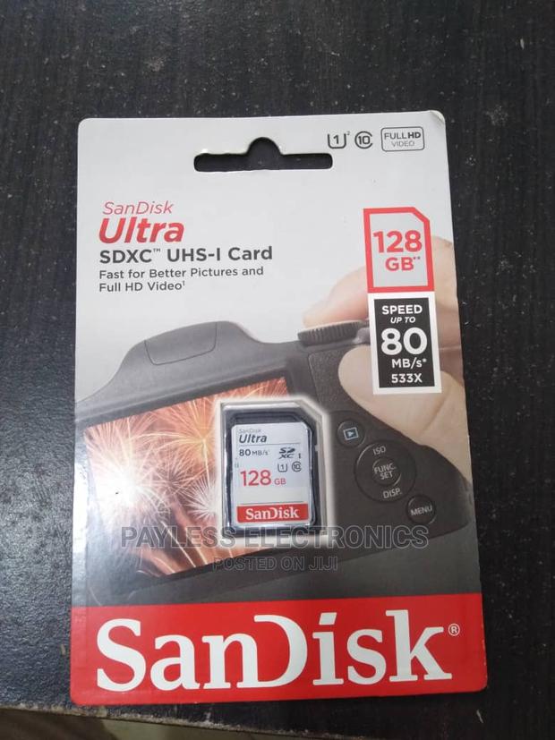 Sandisk Ultra 128gb Camera Memory Card · Photo 1