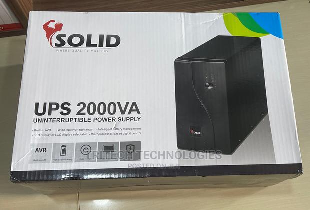 Solid Ups 2000va (Automatic Voltage Regulator) Built in Avr · Photo 3