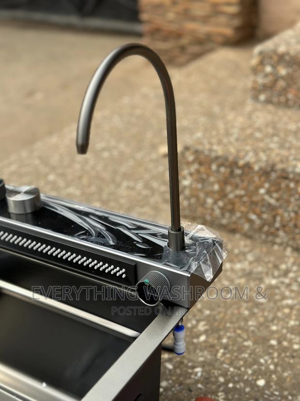Antirust Waterfall Sink-Smart Kitchen Sink-Piano Controls-Cup Washer · Photo 6
