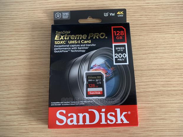 Sandisk 128gb Extreme Pro Uhs-I SDXC Memory Card · Photo 1