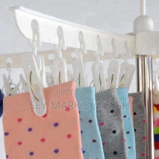3 Tier Collapsible Umbrella Clothes Drying Rack · Photo 3