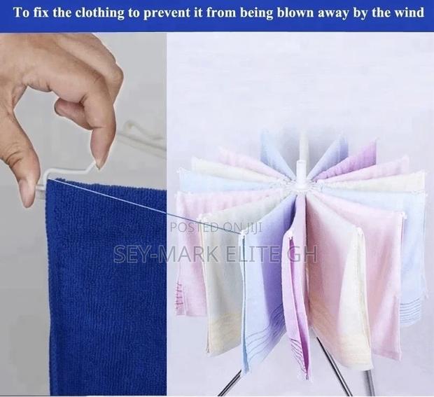 3 Tier Collapsible Umbrella Clothes Drying Rack · Photo 5