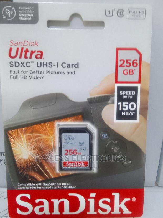 Sandisk Ultra SDXC Memory Card 256gb · Photo 1