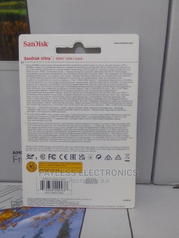 Sandisk Ultra SDXC Memory Card 256gb · Photo 4