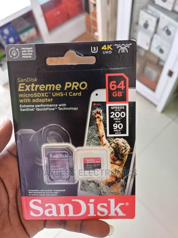 Sandisk Extreme Pro Memory Card 64gb · Photo 2