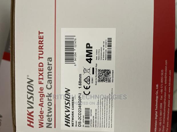 HIKVISION 4 MP Super Wide Angle Fixed Turret Network Camera · Photo 2