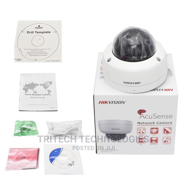 Hikvision 8 Mp Acusense Vandal Fixed Dome Network Ip Cam · Photo 1
