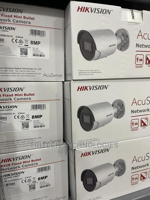 Hikvision 8 MP (Acusense Fixed Bullet Network Camera. · Photo 1