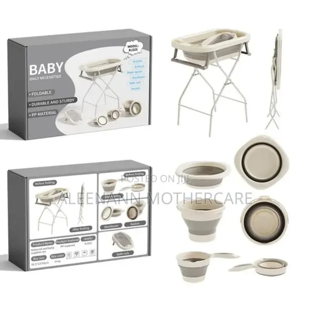 Foldable Bath With Metal Stand · Photo 1