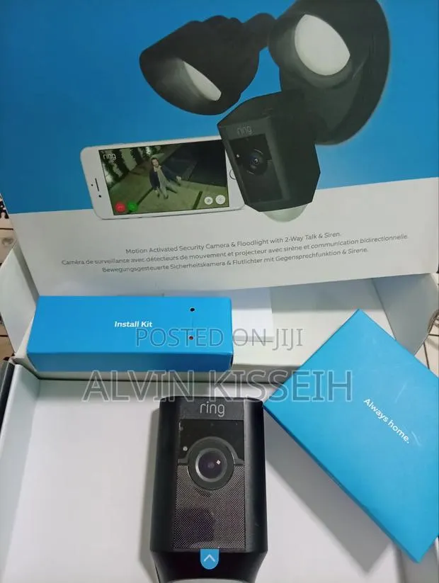 Flood Light Ring Security Camera · Photo 1
