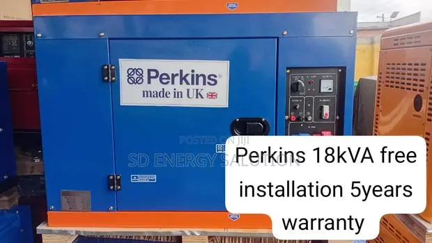 Perkins 18kva Diesel Generator – Silent Canopy Design · Photo 1