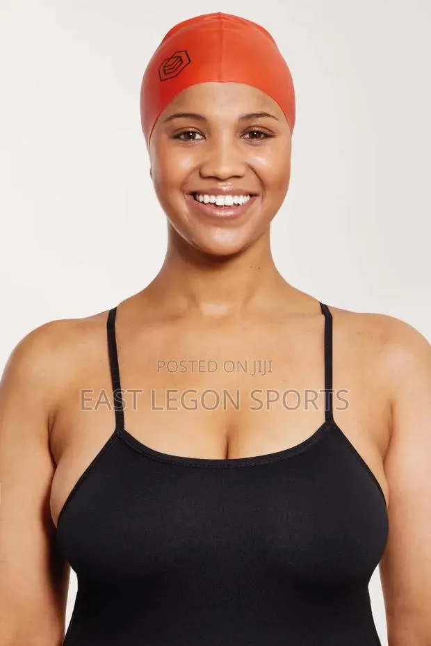 Swimming Swimming Cap Small Hair White Black Blue · Photo 1