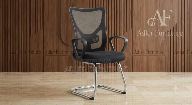 Ergonomic Mesh Visitor's Office Chair - J161C · Photo 1