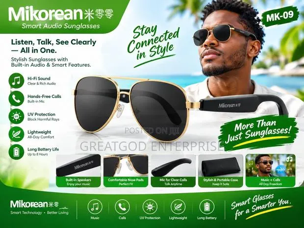 Mikorean MK-09 Smart Audio Sunglasses · Photo 1