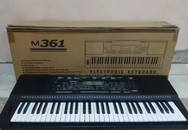 Medeli M361 Millenium Series 61-Keys Electronic Keyboard Slightly Used · Photo 1