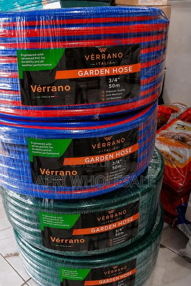 50m Italian Water Hose Heavy Duty Garden PVC Waterhose · Photo 1
