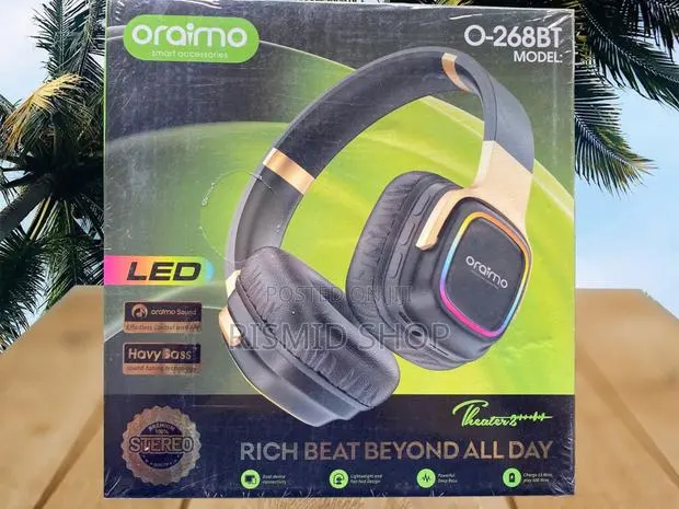 Oraimo O-268bt Bluetooth Led Headphones · Photo 1