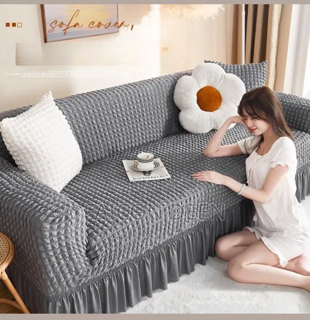 Full Coverage for Big and Wide Sofas (Sofa Skirt((Only Sold as a Set ) · Photo 1