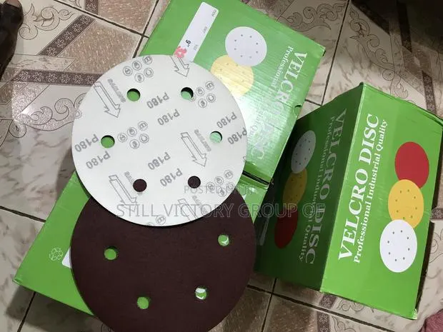 Sandpaper for Drywall Sander 9” Six Holes, High Quality · Photo 1