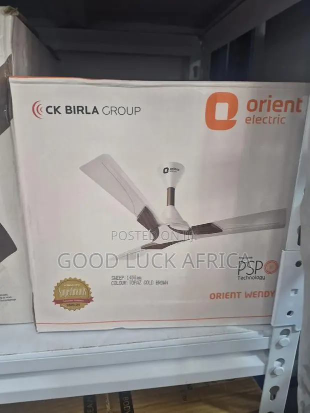 Orient Electric Wendy 56′′ Ceiling Fan (Topaz Gold) · Photo 1