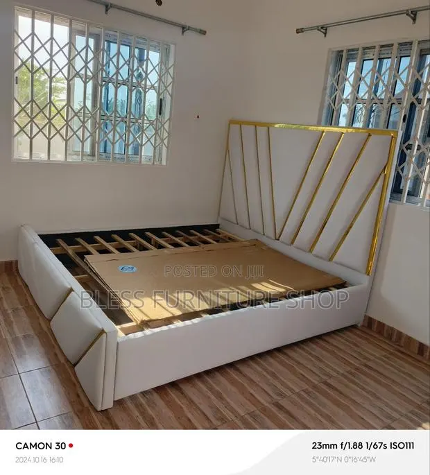 Royal Queen Size Bed Frame With Side Drawers · Photo 1