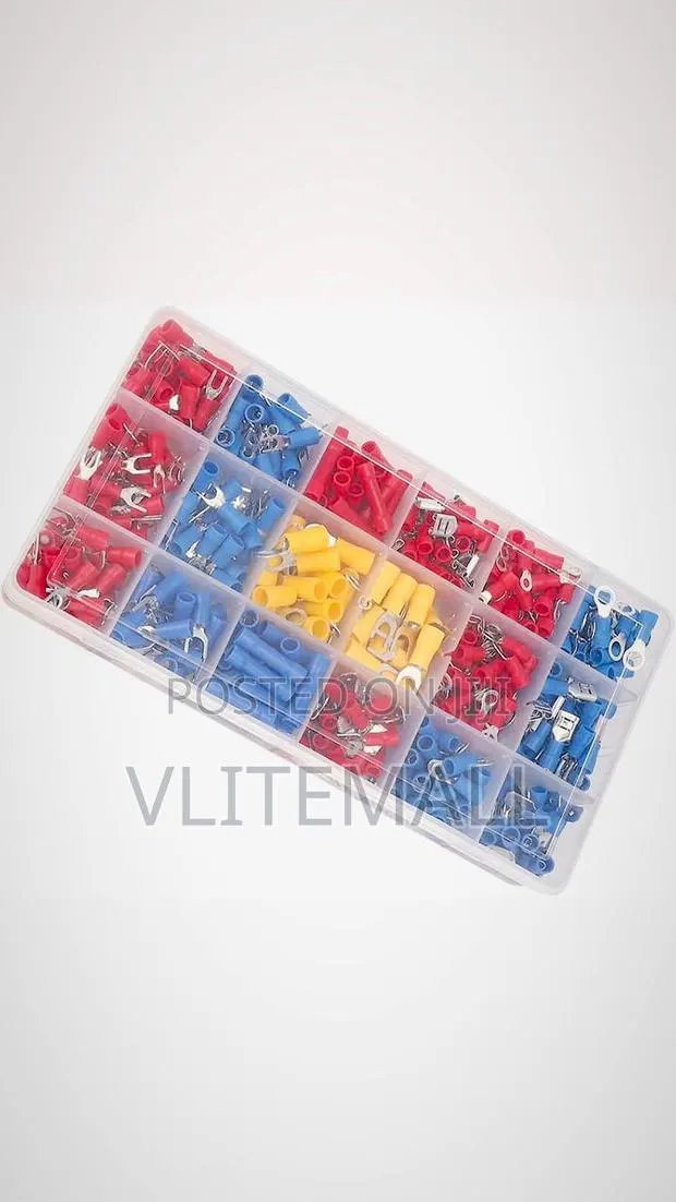 760pcs 18 Types Crimp Connectors, Ring Spade Butt Wire Connectors Kit · Photo 1