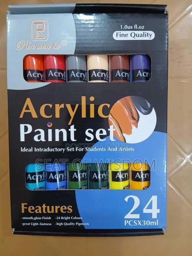 24 Colours Acrylic Paint · Photo 1