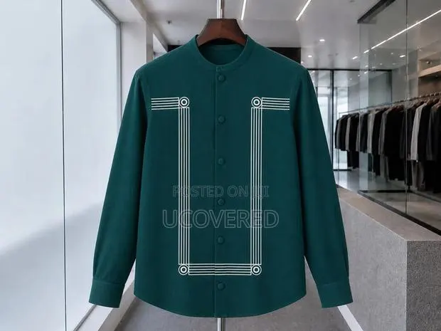 Emerald Green Long Sleeve Shirt · Photo 1