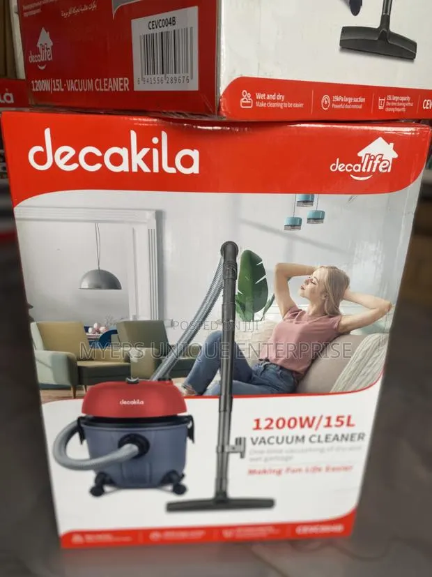 Decakila Dual Function Vacuum Cleaner-Dry Dust+Wet Spills · Photo 1
