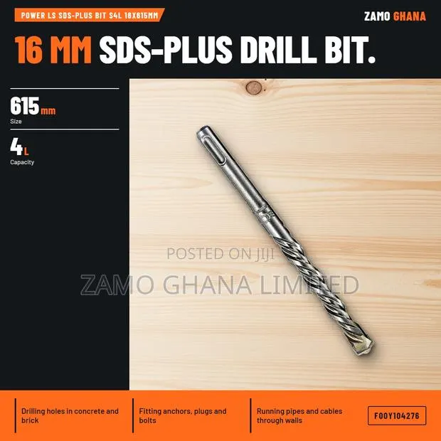 Power Ls SDS-Plus Bit S4L 16X615Mm - F00Y104276 · Photo 1