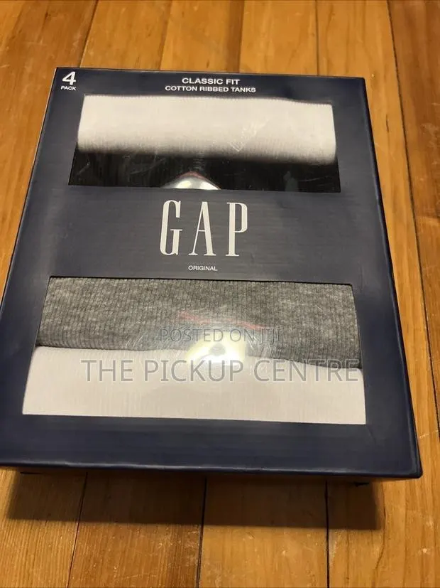 Gap Men's Classic Fit Cotton Ribbed Tank 4-Pack · Photo 1