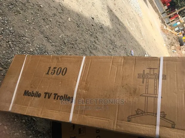 TV Screen Stand Height Adjustable TV Screen Rack Tradeshow · Photo 1