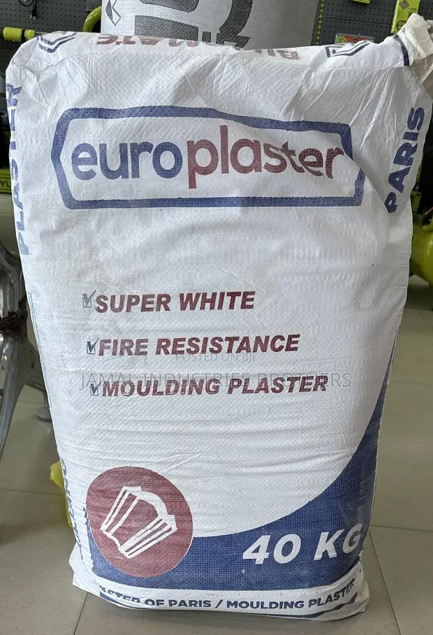 Pop P.O.P Cement 40kg Extra White Imported Egypt Plaster of Paris · Photo 1