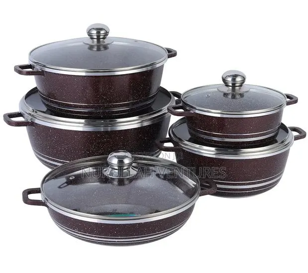 Premium Non-Stick Granite Cookware Set – Pots & Frying Pan 🍳🔥 · Photo 1