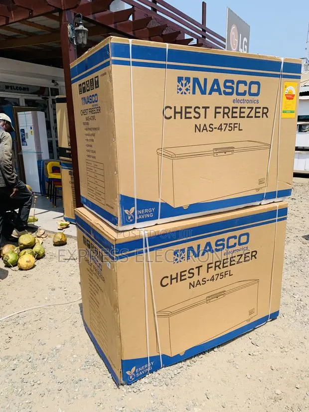 Nasco 400 LTRS Chest Freezer – Black (NAS-475FL-B) · Photo 1
