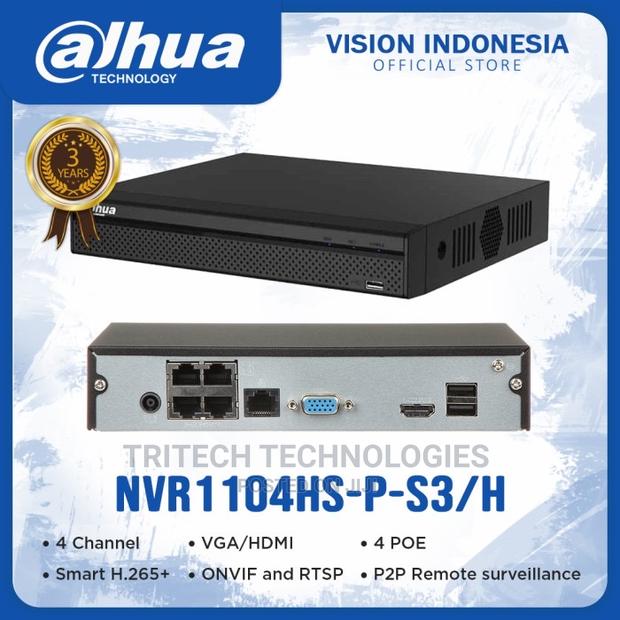 Dahua 4ch With Poe NVR Dhi-Nvr1104hs-P-S3/H · Photo 2