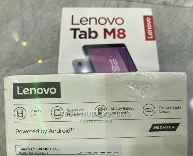 New Lenovo Smart Tab M8 Wi-Fi 32 GB Gray · Photo 1