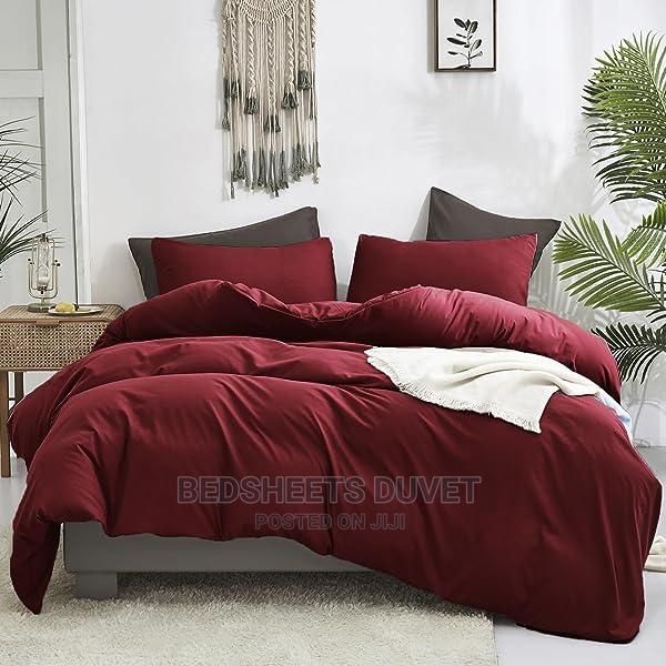 6 PCS Wine Duvet Set · Photo 1